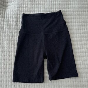 Beyond Yoga Black Spacedye Women's Bike Shorts XS